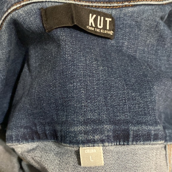 Kut from the Kloth Dark Blue Jean Jacket - Picture 2 of 2